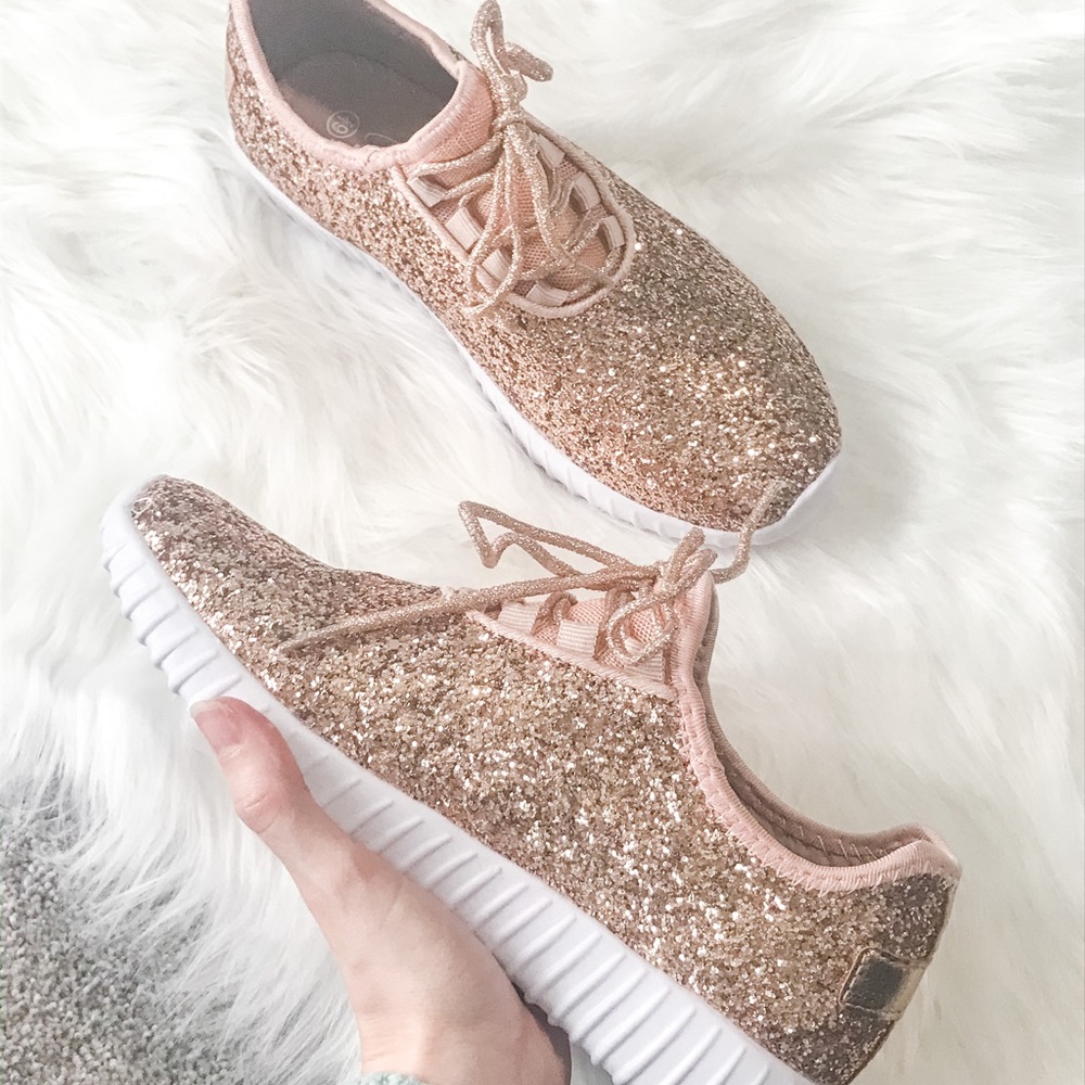 Forever by Forever Link Rose Gold Fashion Sneakers